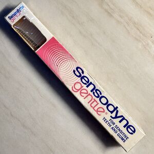 Vintage Sensodyne Gentle Clear Toothbrush For Sensitive Teeth/Gums Made In USA